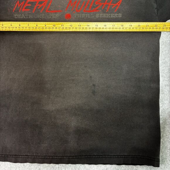 Metal Mulisha T-Shirt Men’s XL Black Death Thrill Seekers Skull Graphic Moto - Picture 4 of 6